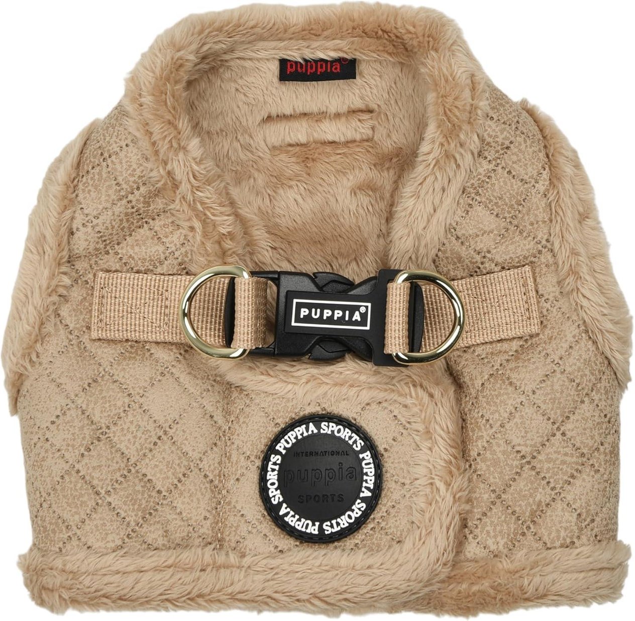 Puppia Douglas Harness Beige Köpek Göğüs Tasması