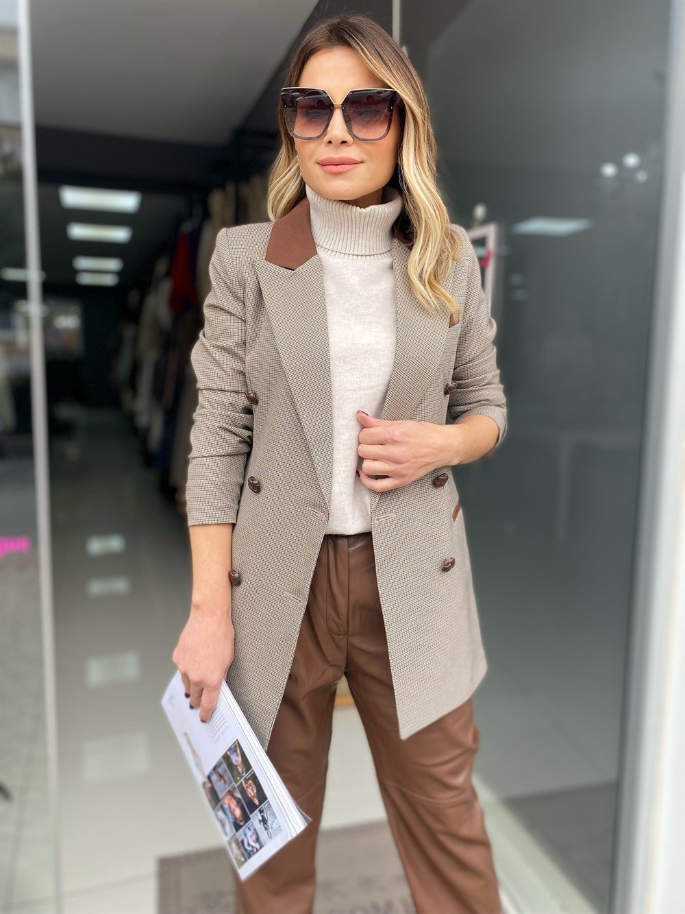 HYL Kahve Blazer