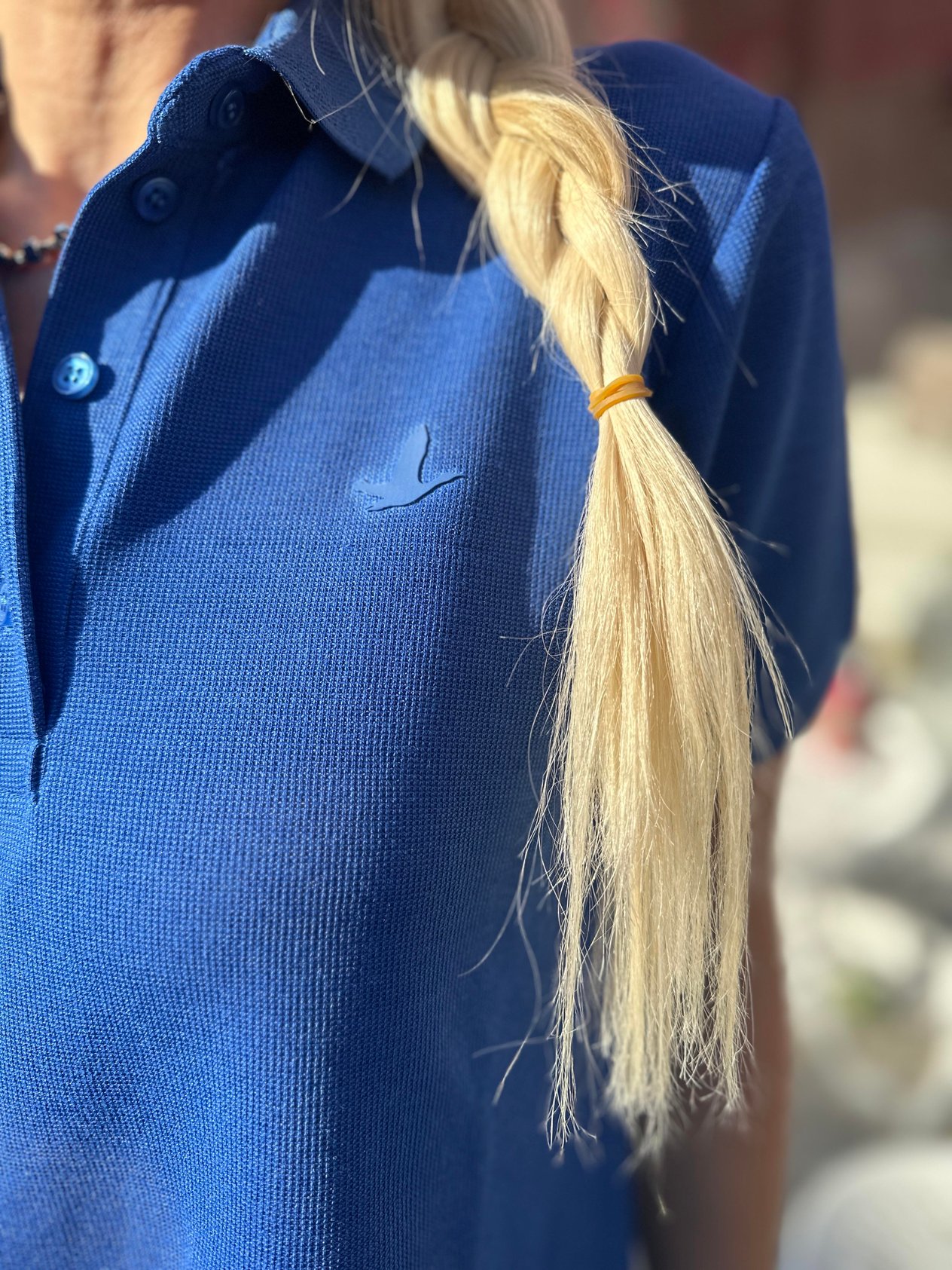 Mavi Polo Yaka Elbise