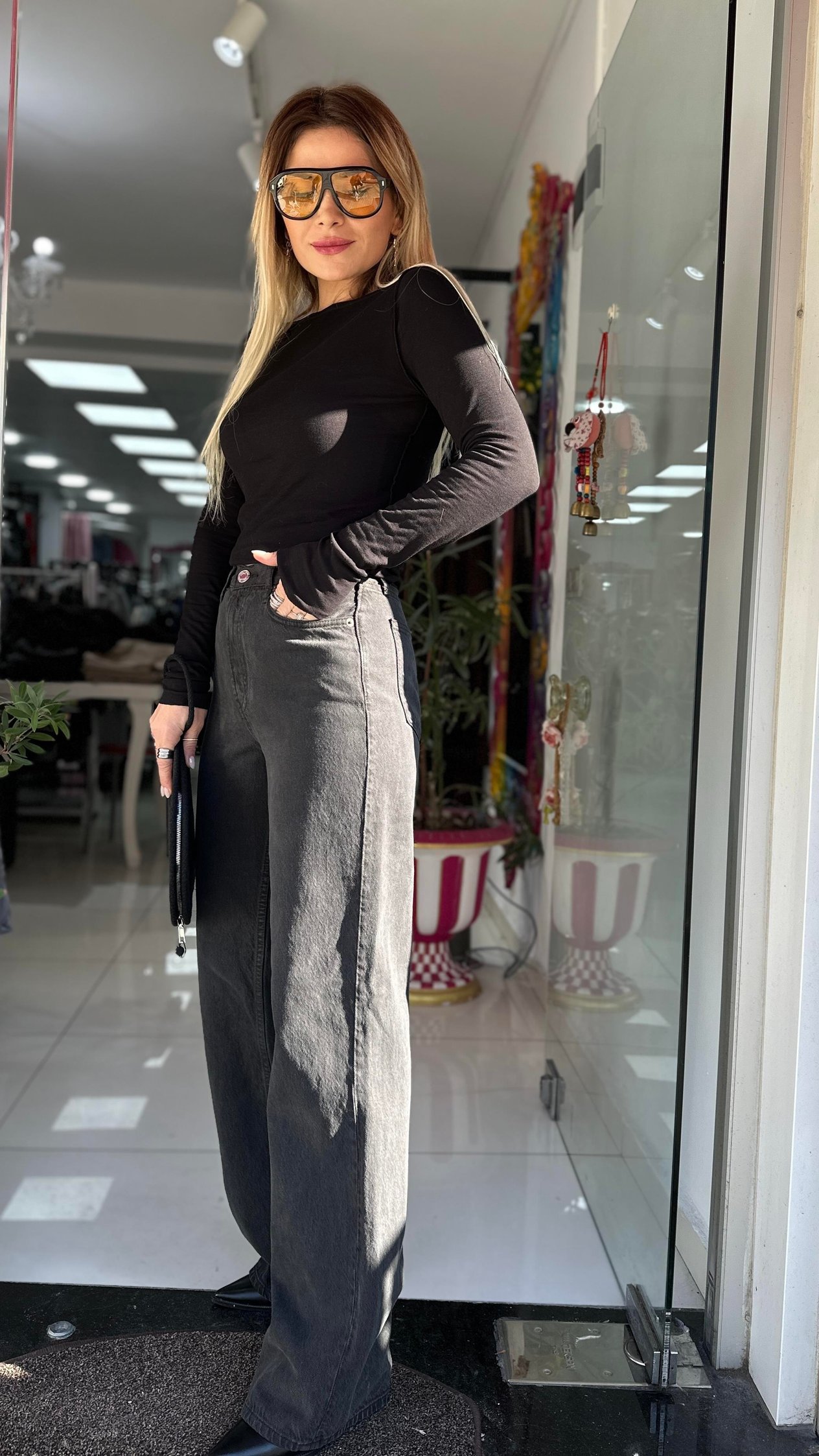 ZR Koyu Antrasit Jean 
