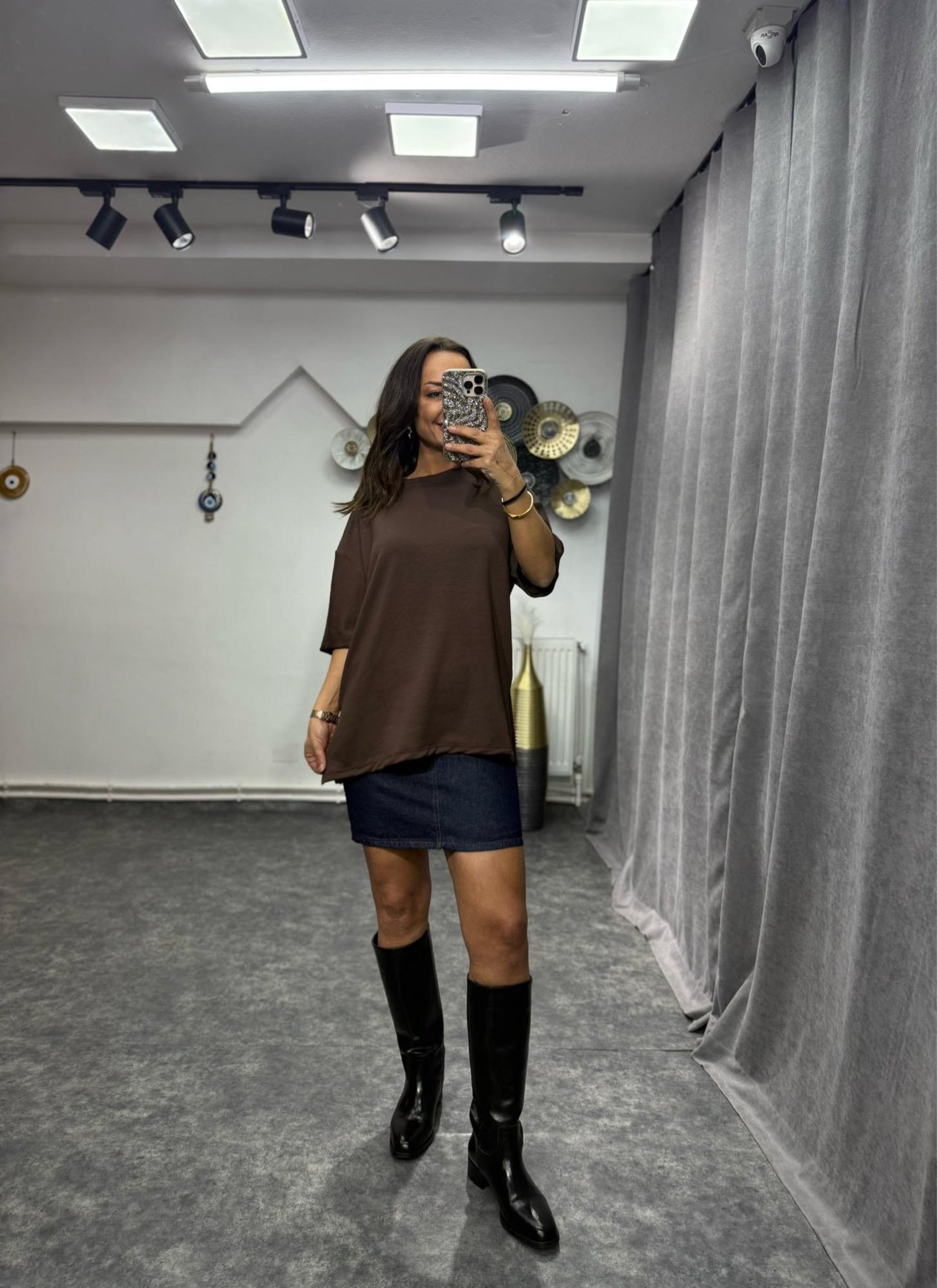  OYS Acı Kahve Yan Yırtmaçlı Tshirt No Sıfır 8
