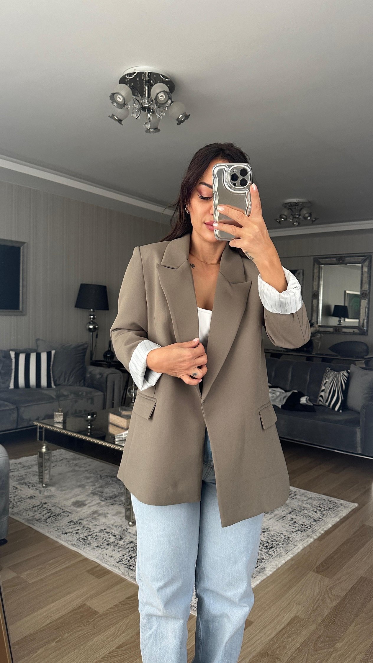 Haki Blazer Ceket No Sıfır 8