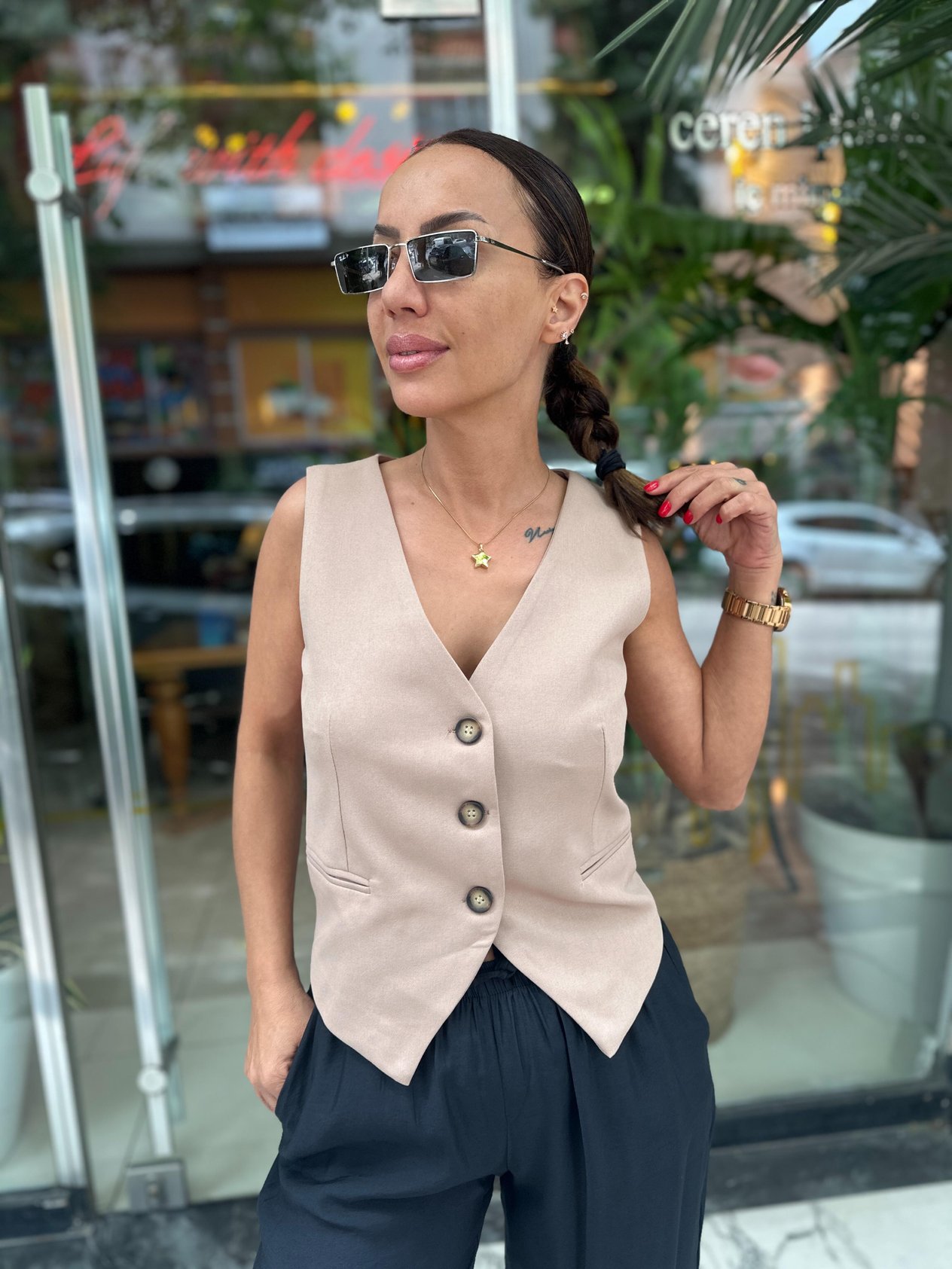 Keten Vizon Yelek No Sıfır 8