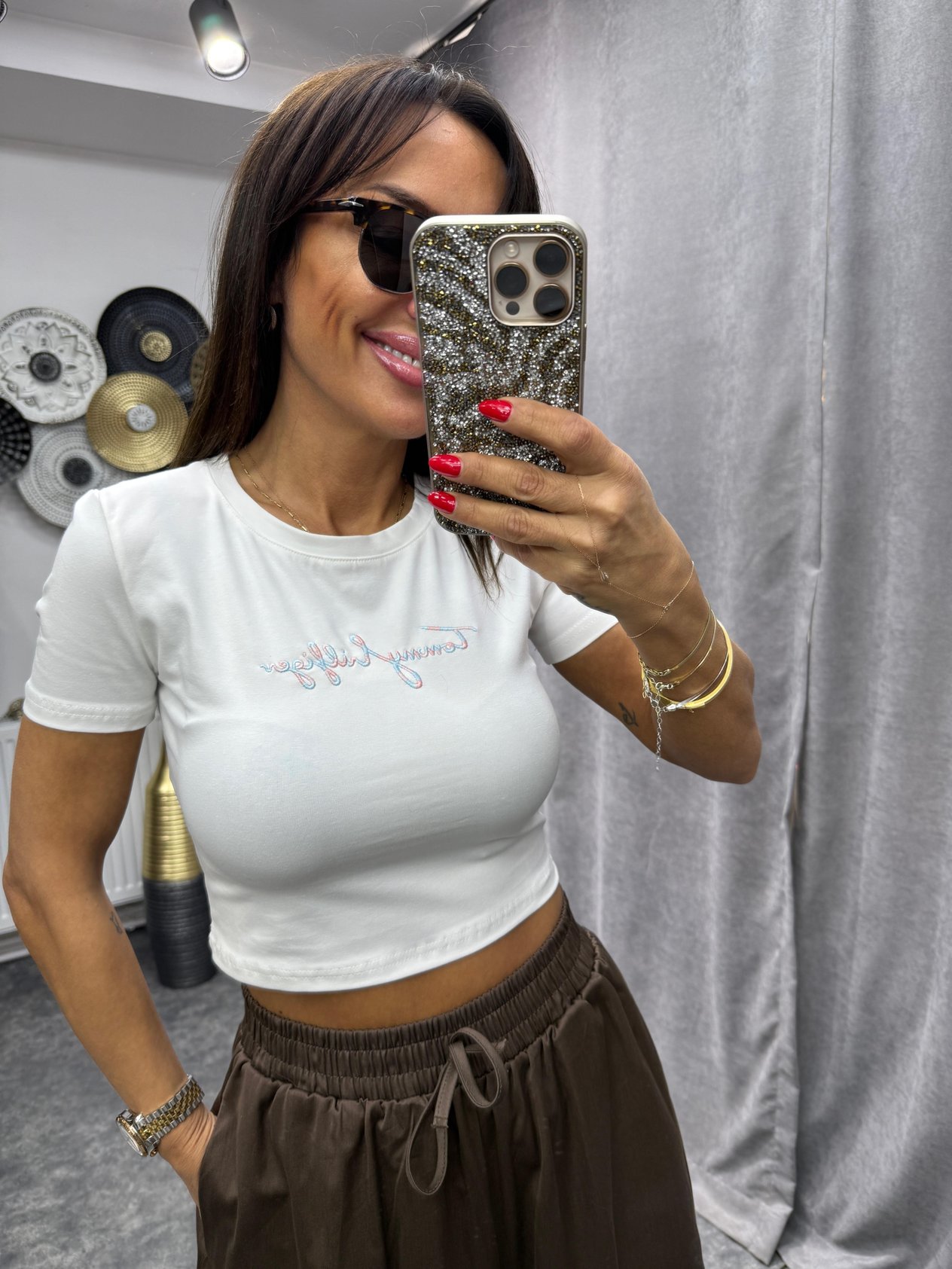 TMYY Beyaz Crop  Tshirt No Sıfır 8