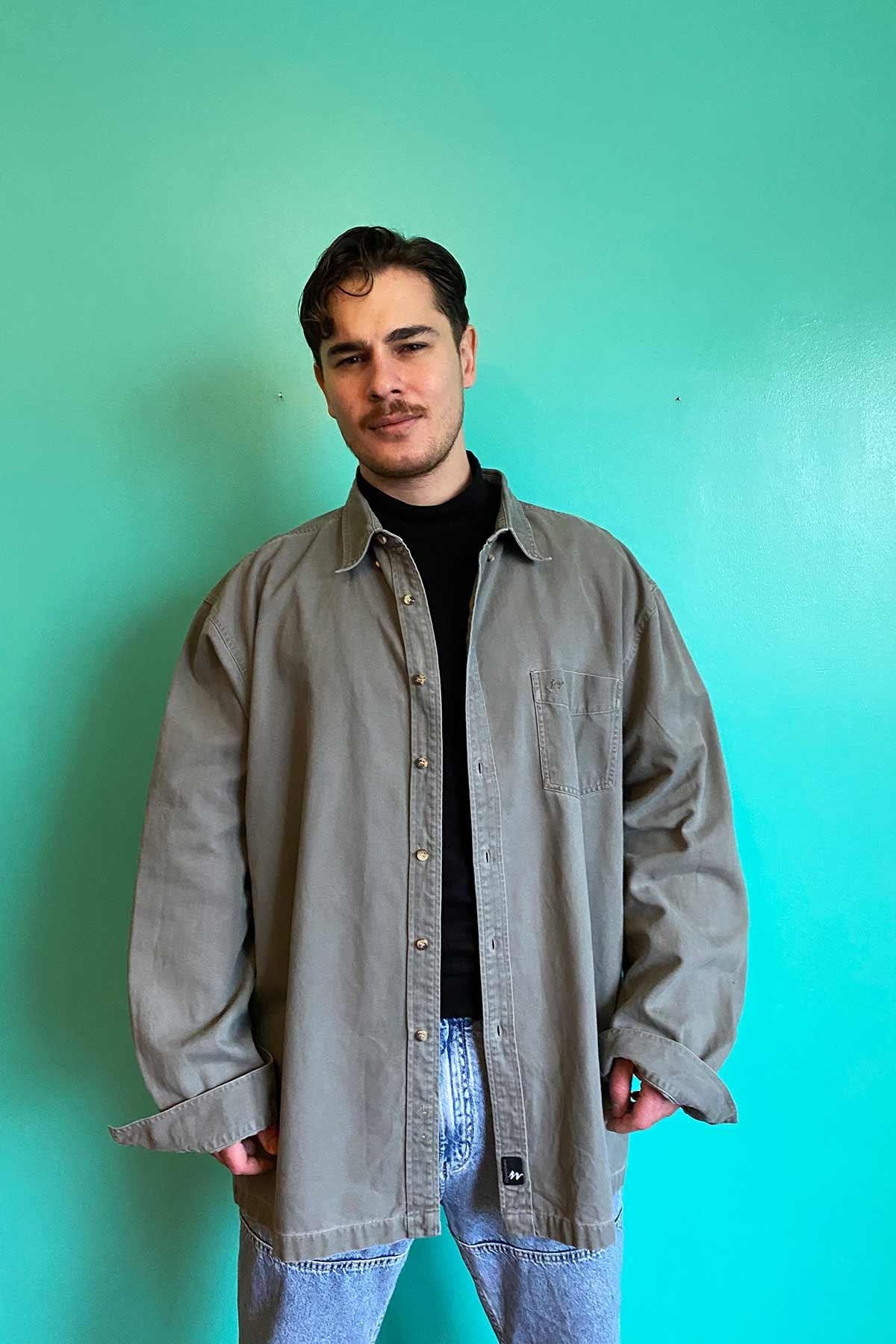 Quechua Vintage Oversize Jean Gömlek