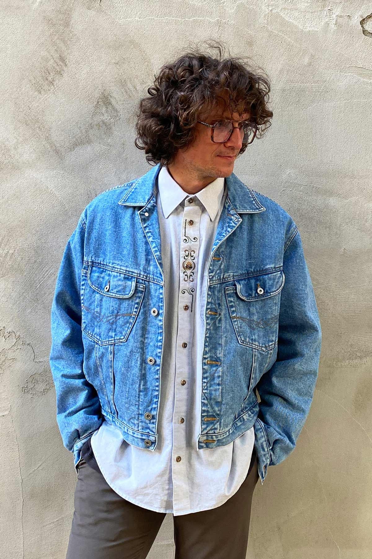 Vintage Bomber Kot Ceket