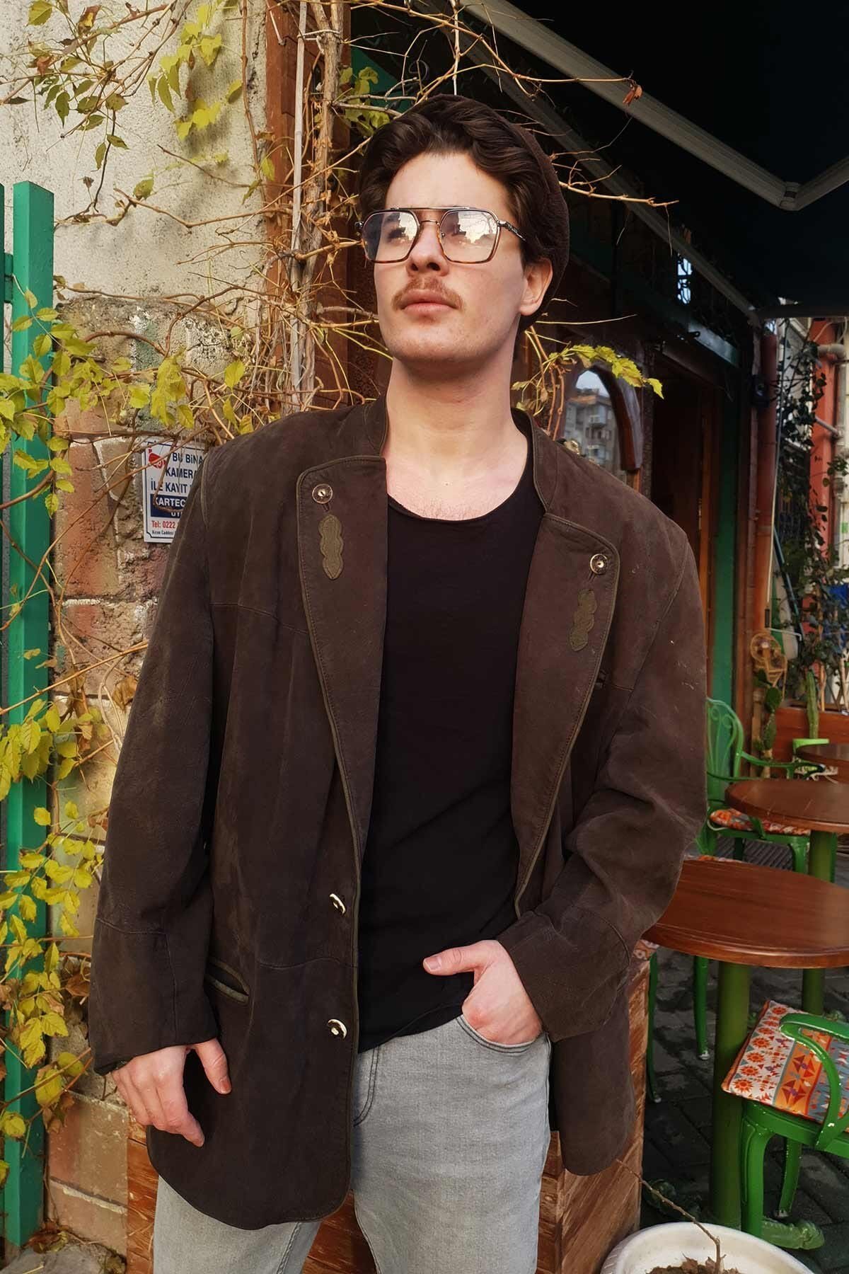 Vintage Deri Ceket