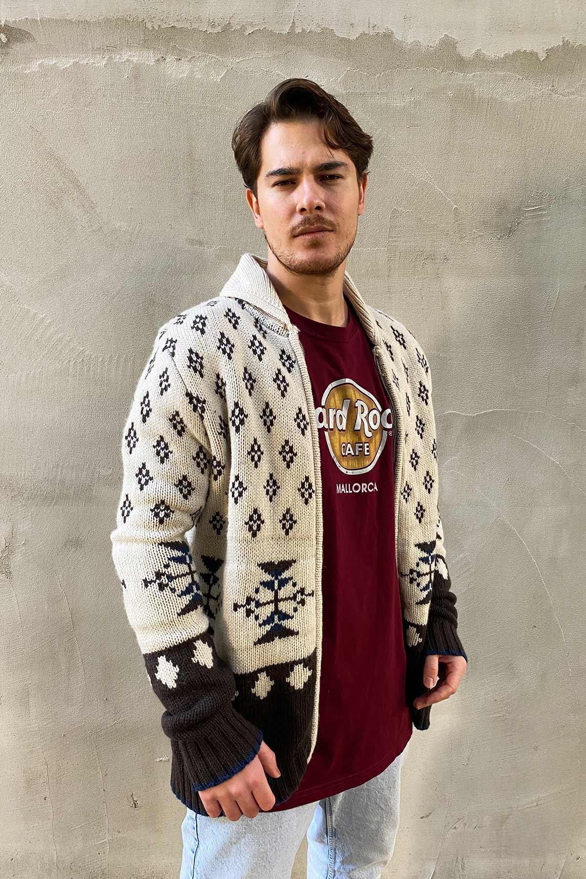 Vintage Yün Hırka 