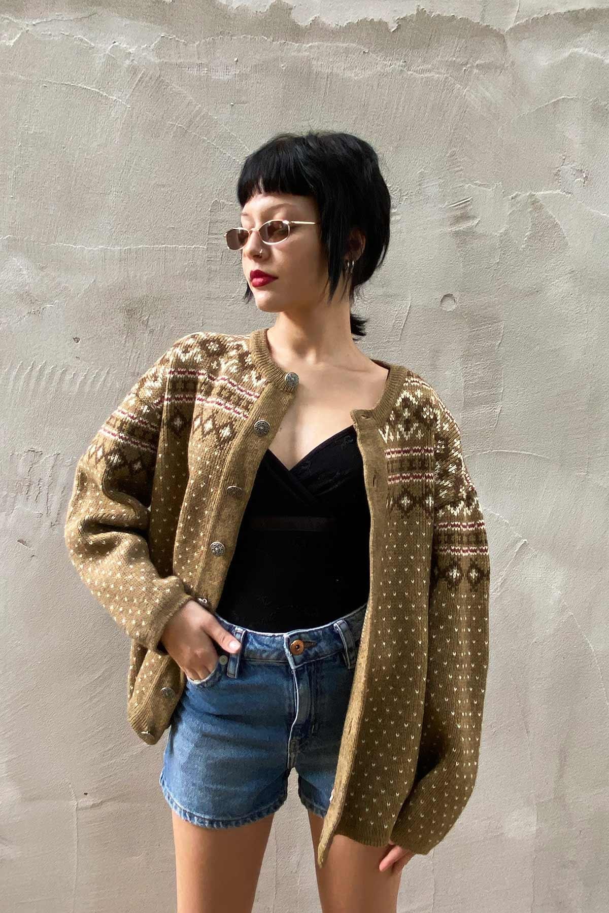 Vintage Yün Hırka