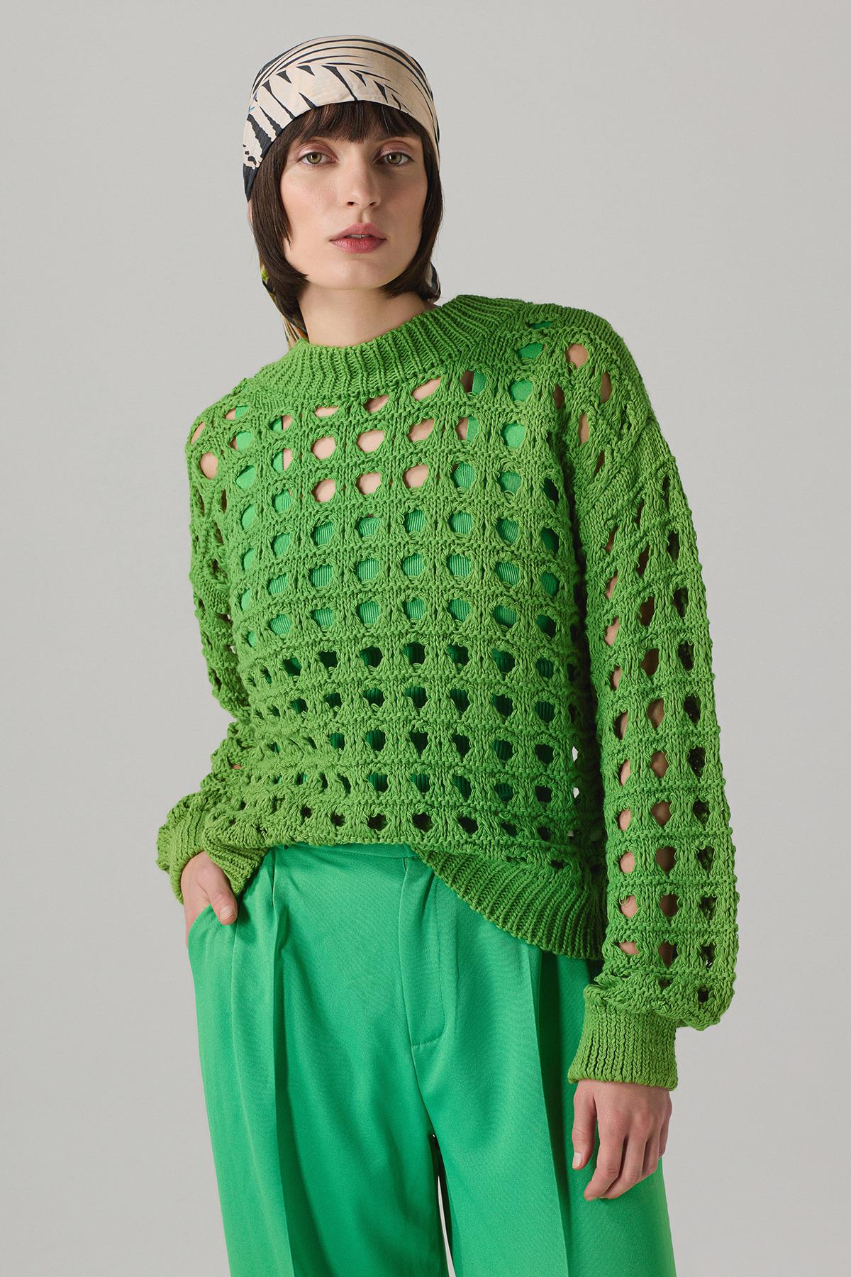 Delikli Kazak - Benetton-3613-Benetton