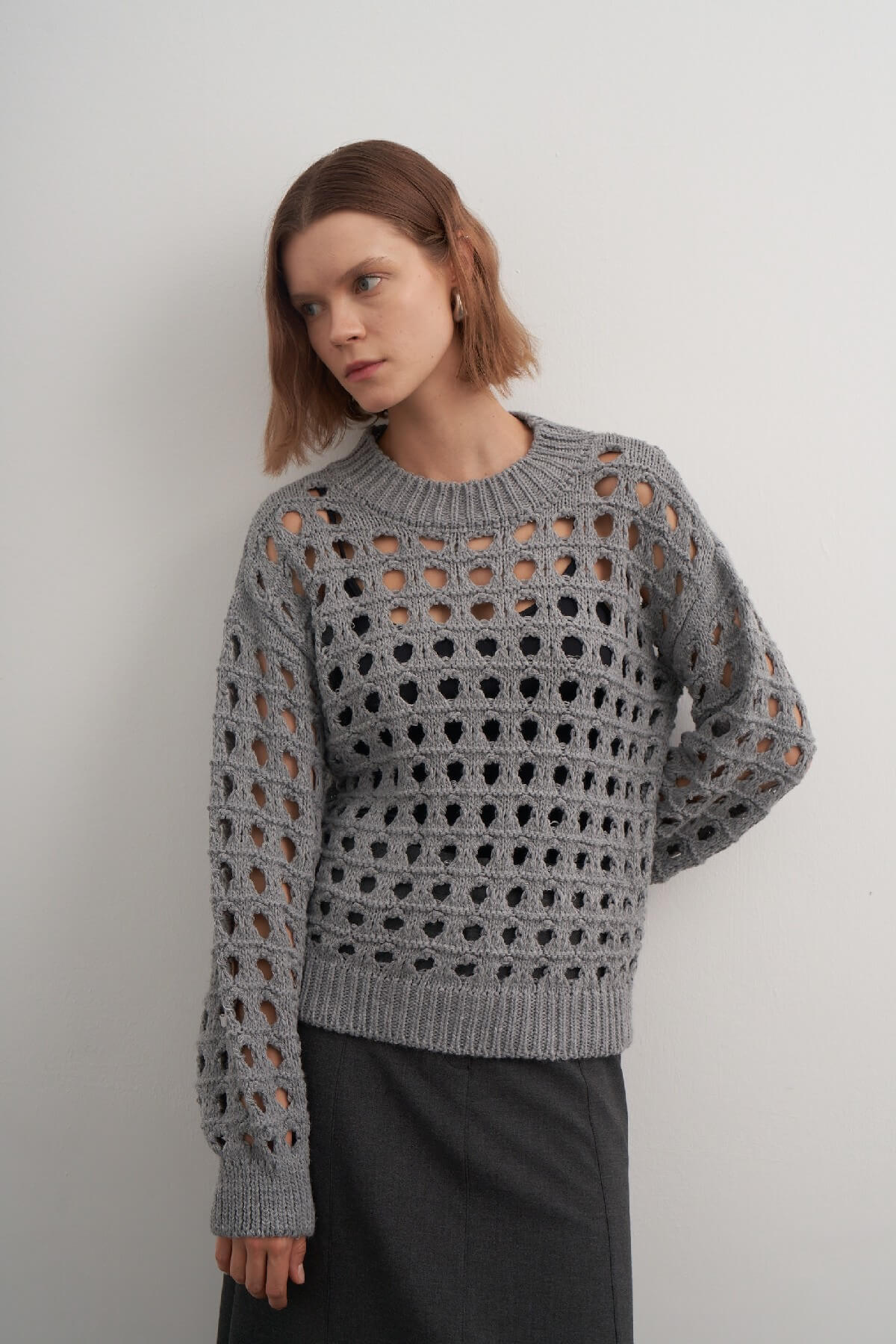 Delikli Kazak - Benetton-3613-Benetton