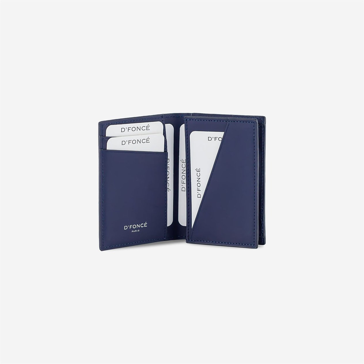 Compartments Hakiki Deri Cüzdan Universe Lacivert
