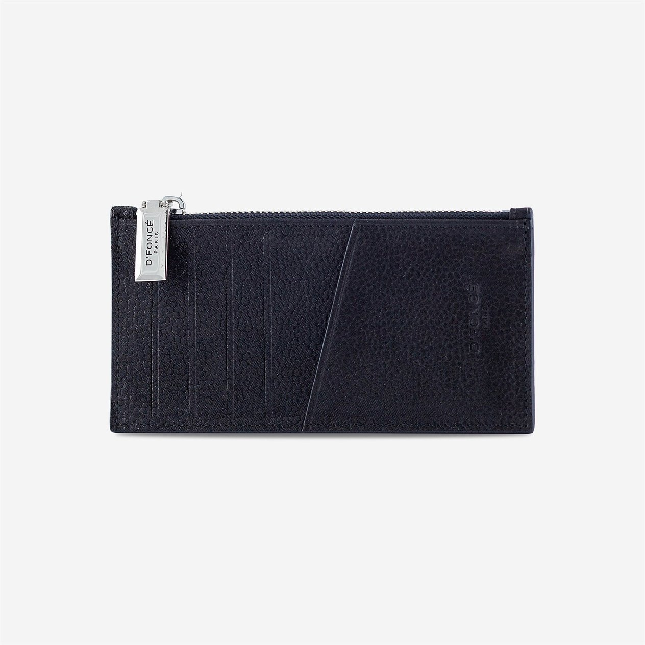 Cooluxury Hakiki Deri Unisex Cüzdan Nero Siyah Floter
