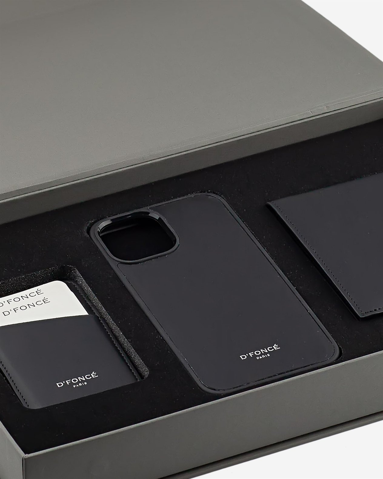 Nero Siyah Deri Cüzdan-Iphone 12Pro Max Telefon Kılıfı-Magsafe Hediye Seti 7