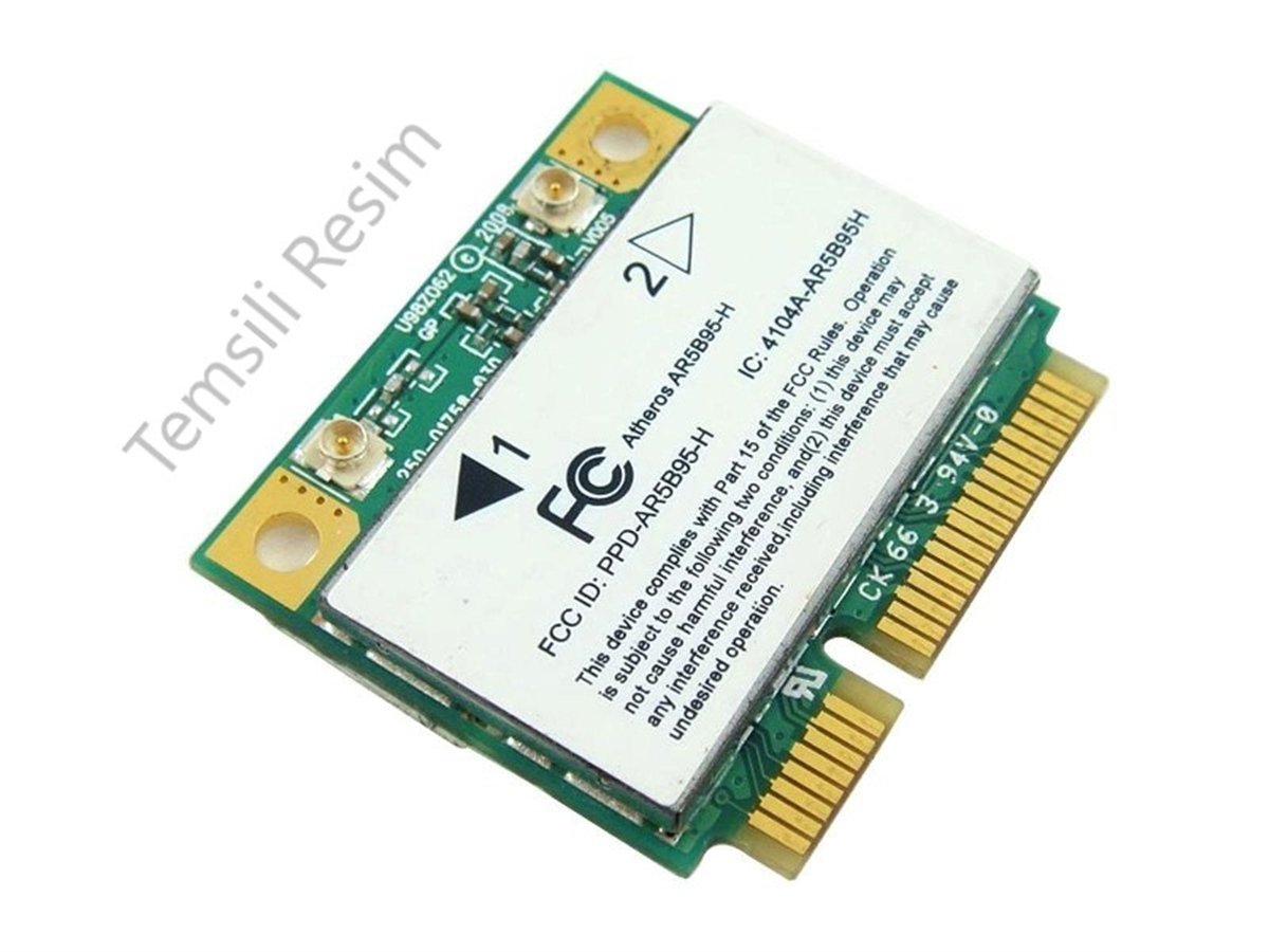 2.EL YEDEK PARÇACASPER A15HC A15 WLAN WİFİ KABLOSUZ AĞ KARTI Atheros ATH-AR5B95 Stok-Z30 (70-90)