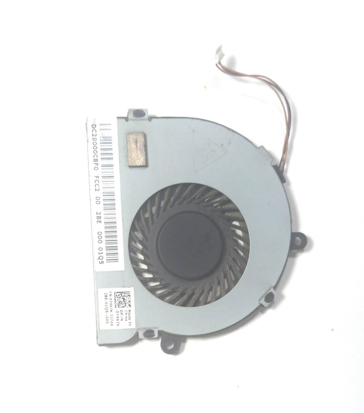 Soğutucu - FanDELL INSPIRON 15R 3521 3721 5521 5535 5721/ DFS470805C0T FC2T 74X7 K CN-074X7K DC28000C8F0  CPU SOĞUTMA FANı STOK: Z-60