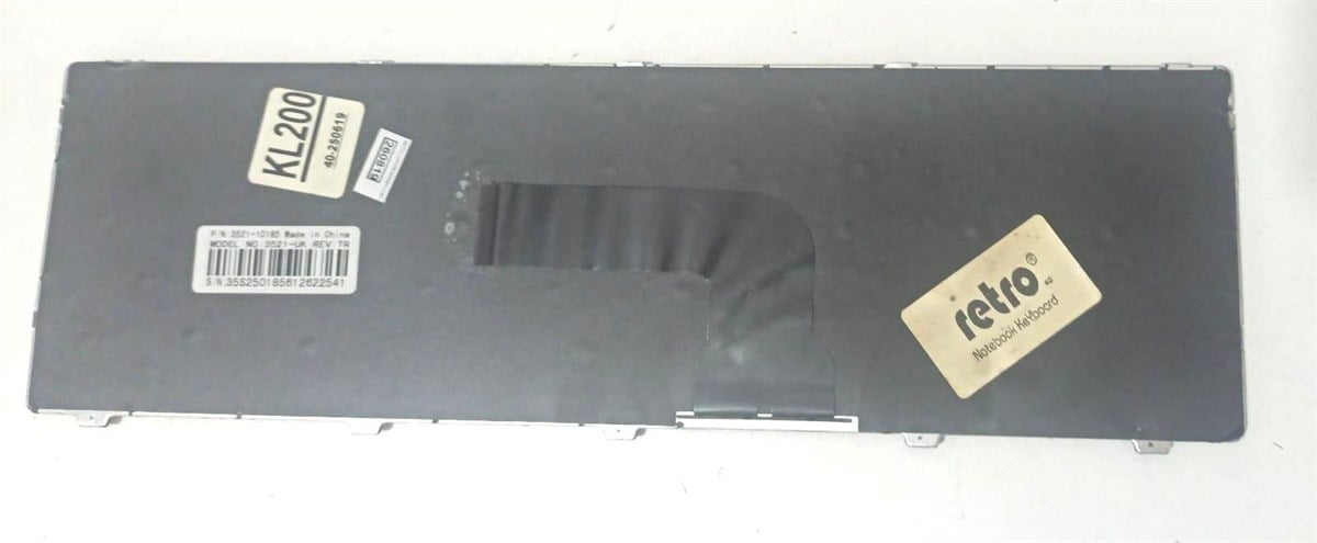 Klavye - Tuş TakımıDell Inspiron 15 3521 UK Q UYUMLU RETRO MARKA KLAVYE - TUŞ TAKIMI (BİR TUŞ EKSİK)  STOK:Z-60