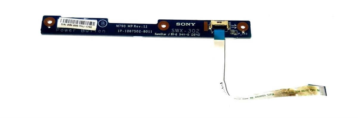 Power Buttton - Power BooardSony SWX-302 1P-1087J05-8011 M790 VAI PCG VGN-NS Power Button Board STOK: Z39