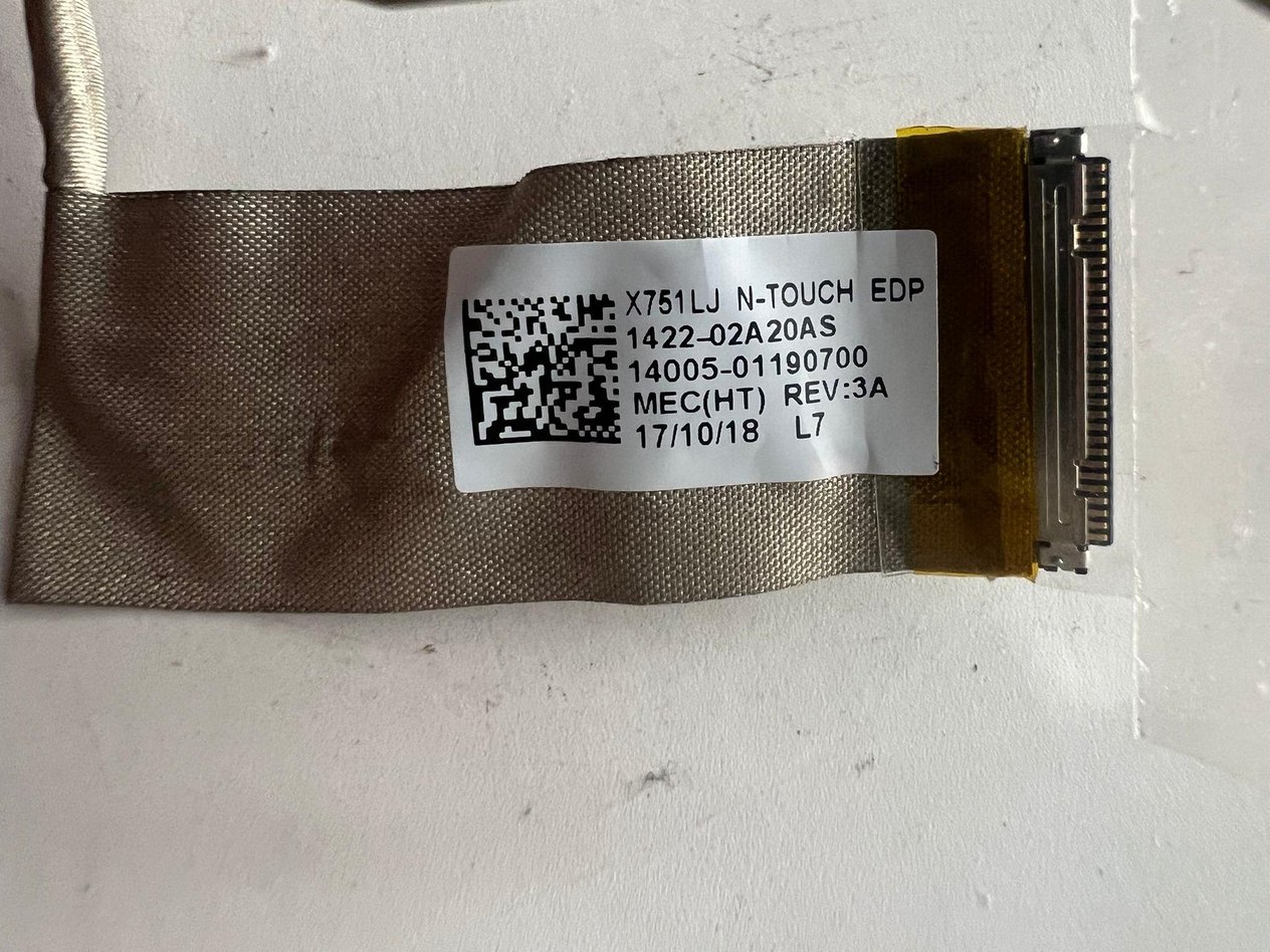 LCD Data Flex KabloAsus R752N Ekran Data Flexi Kablosu Stok: Z99