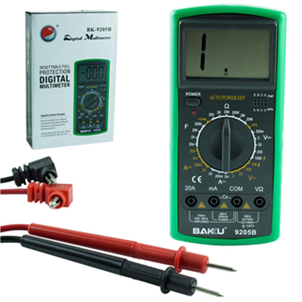 BAKU BK-9205B DIGITAL MULTİMETRE ÖLÇÜ ALETİ