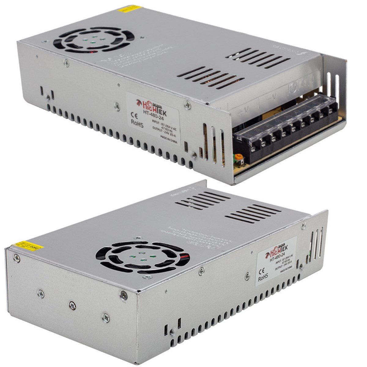 HIGHTEK HT1100 24 VOLT 20 AMPER 500W METAL KASA ADAPTÖR