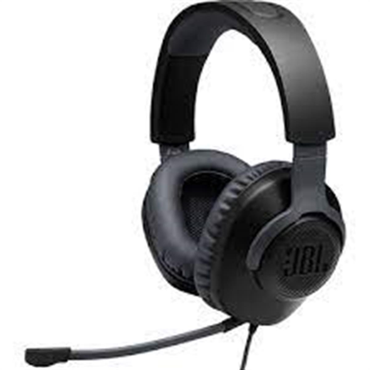 JBL Quantum 100 Siyah Kablolu Mikrofonlu Kulak Üstü Oyuncu Kulaklığı  