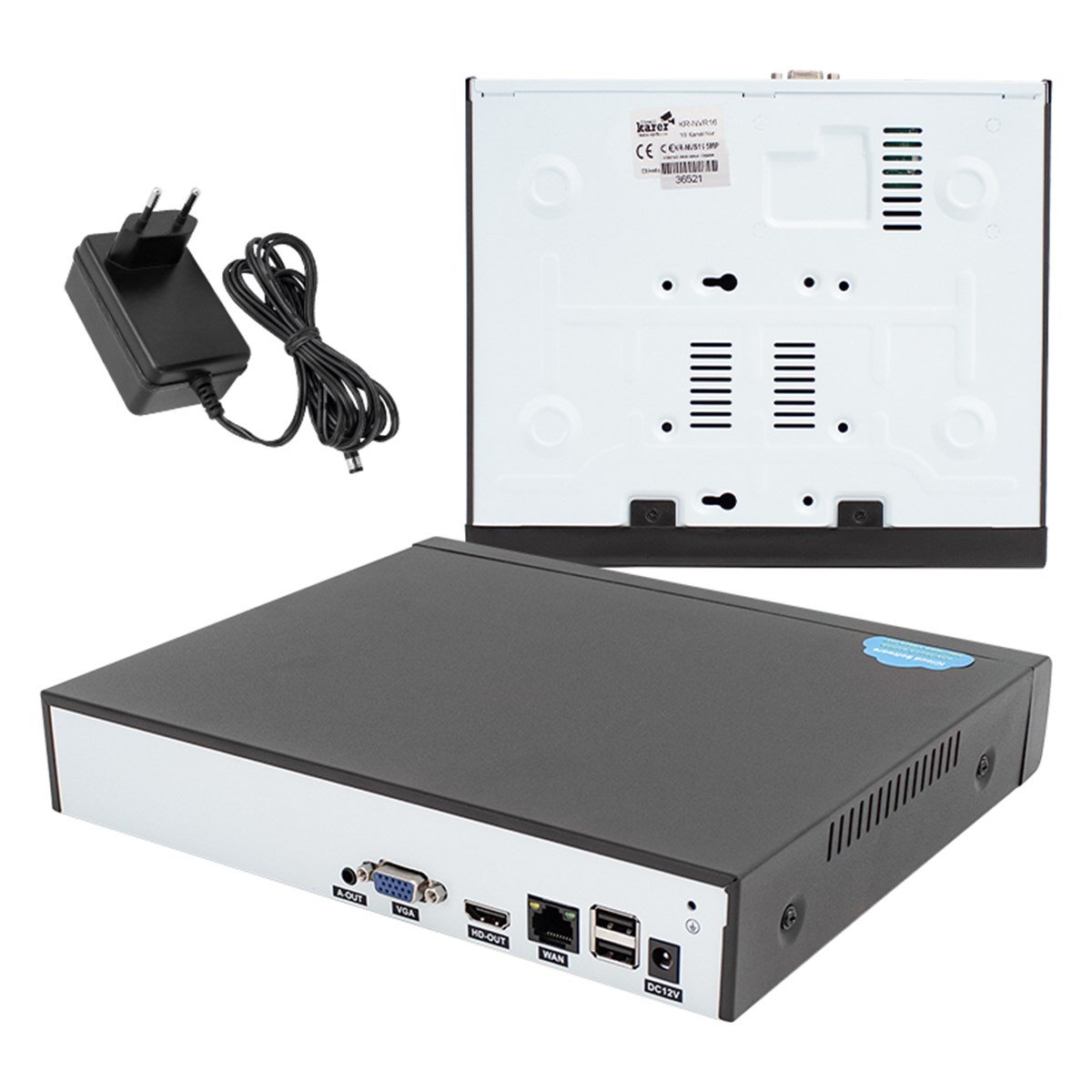 KARER KR-404-N16 16 KANAL 4K 5 MP DESTEKLİ NVR KAYIT CİHAZI XMEYE