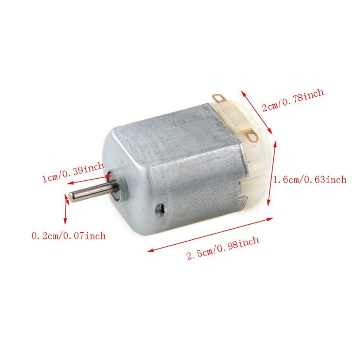 MOTOR DC 3-4 VOLT IŞILDAKLAR İÇİN