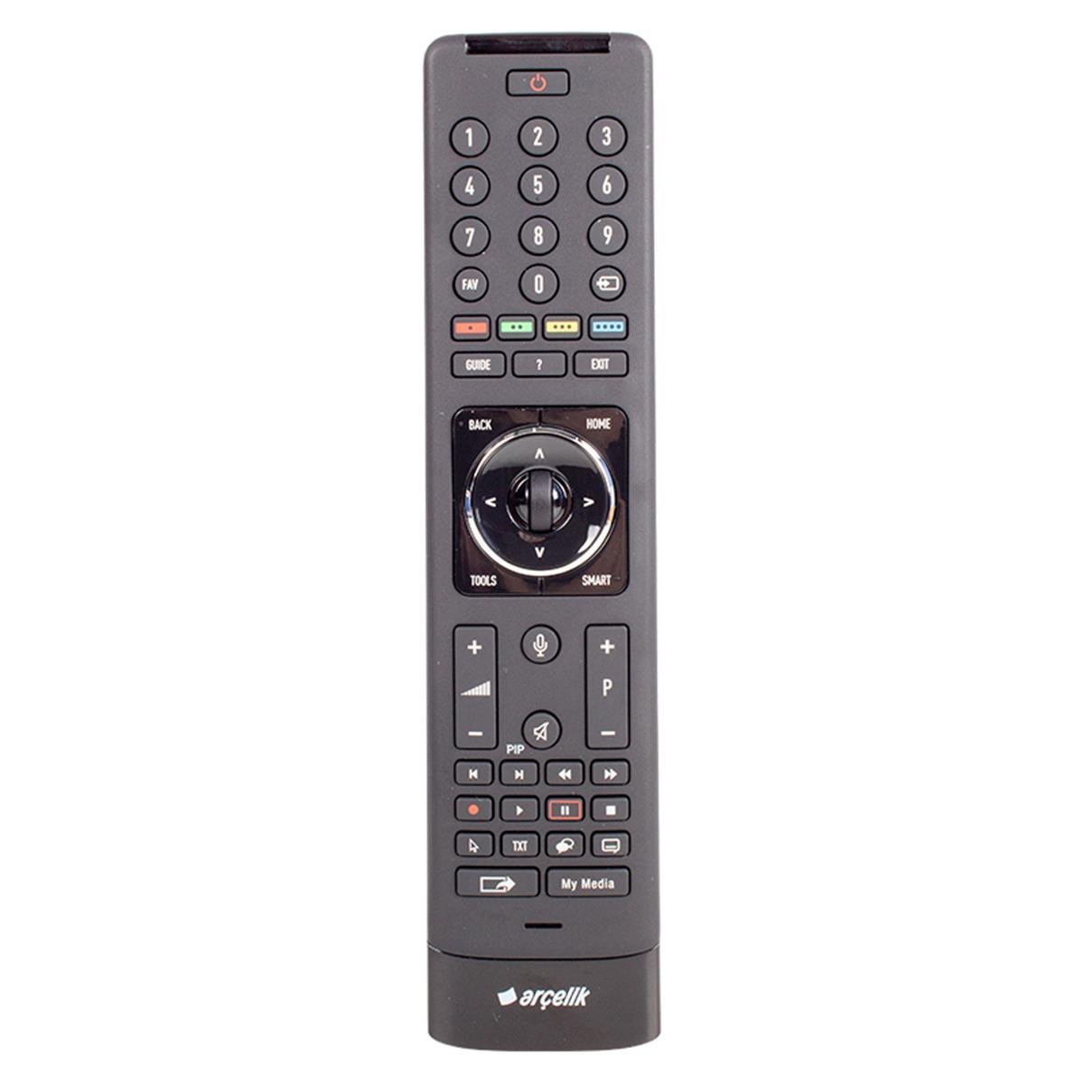ORJINAL KL ARÇELİK-BEKO-GRUNDIG  XRA18700-AA HIGH-BT-GYRO-VOICE-48 ARÇELİK-PIP LCD SİHİRLİ METALİK KUMANDA