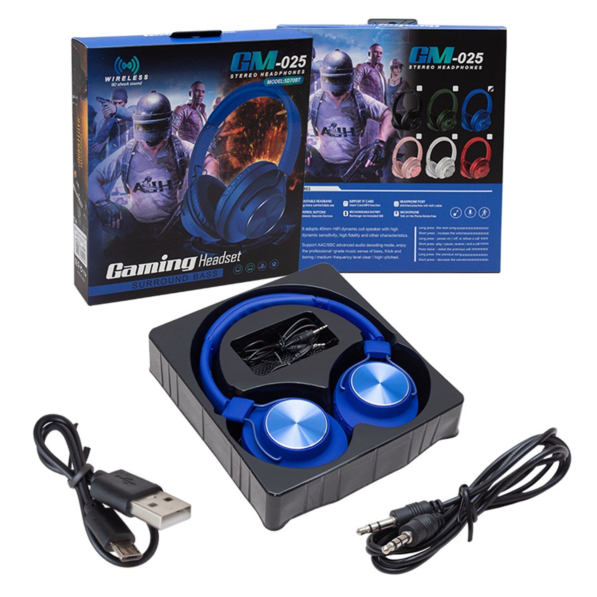 POWERMASTER GM-025 GAMING OYUNCU MİKROFONLU BLUETOOTH KABLOSUZ KULAKLIK