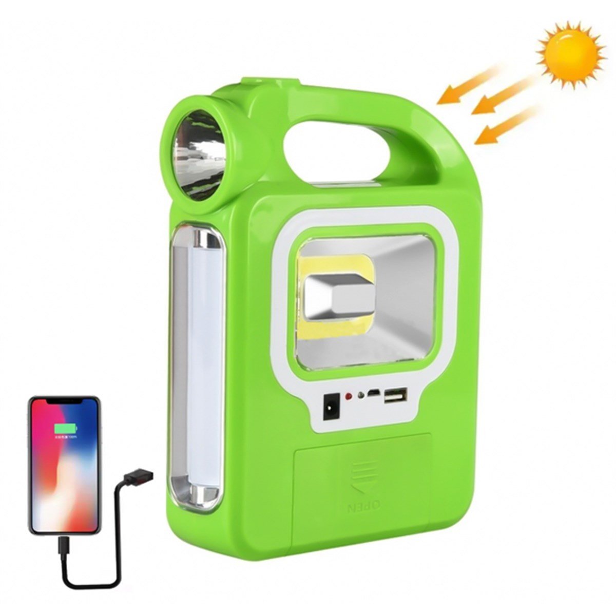 POWERMASTER HB-6399B SOLAR ÇALIŞMA LAMBASI (2 PARÇA AMPULÜ UNUTMA)