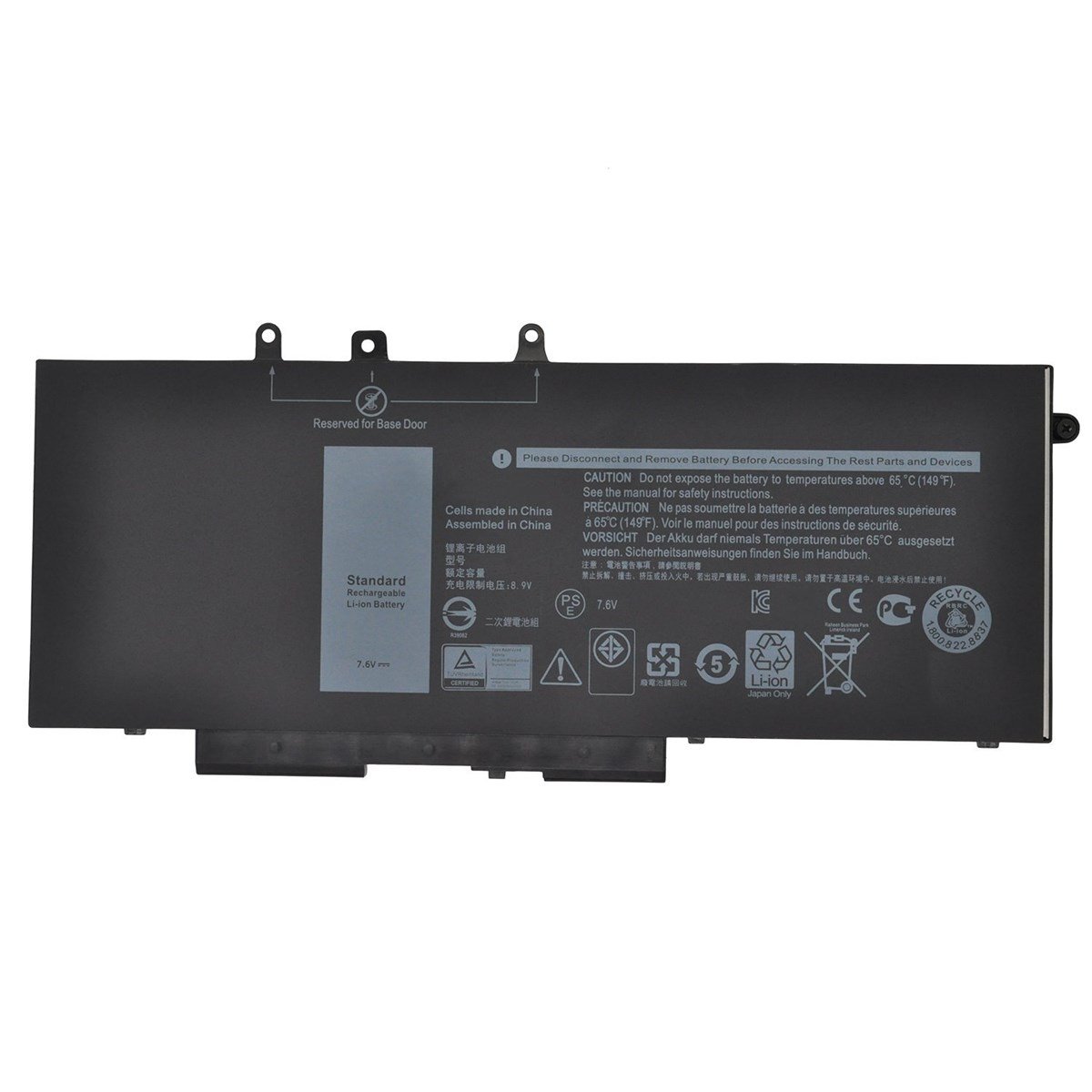 RETRO Dell Latitude E5480, E5580 Notebook Bataryas� - 4 Cell