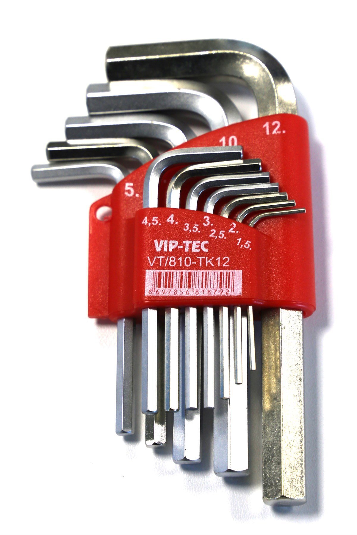 Vıp-tec Kısa Allen Anahtar Takımı VT-810-TK12