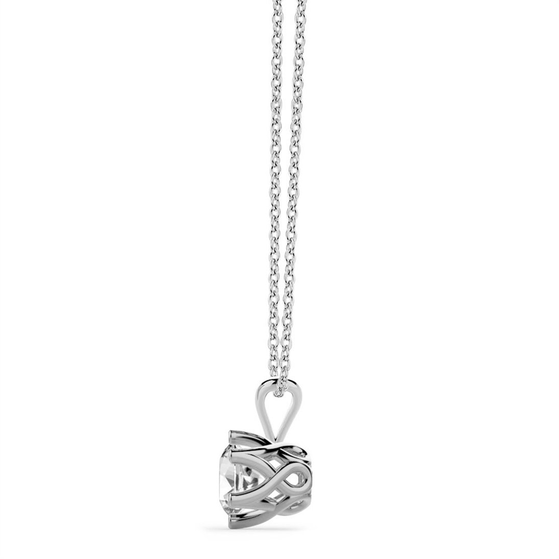 Goldstore-0.22 ct. Pırlanta Tektaş Kolye