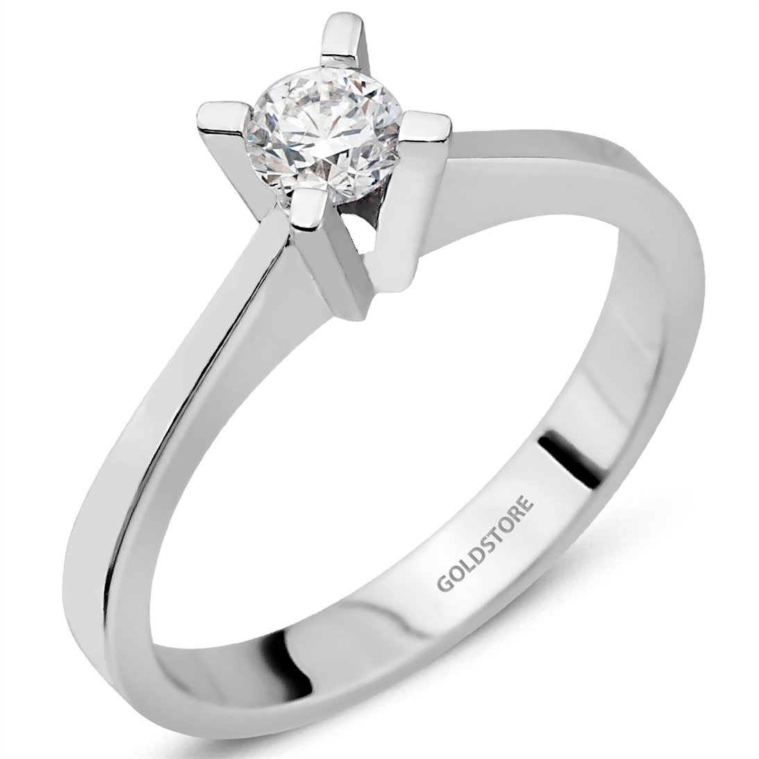 Goldstore-0.3 ct. Pırlanta Tektaş Yüzük