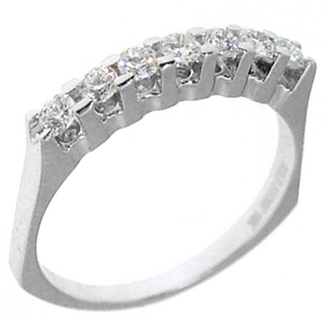 Goldstore-0.39 ct. Pırlanta 7 Taş Yüzük