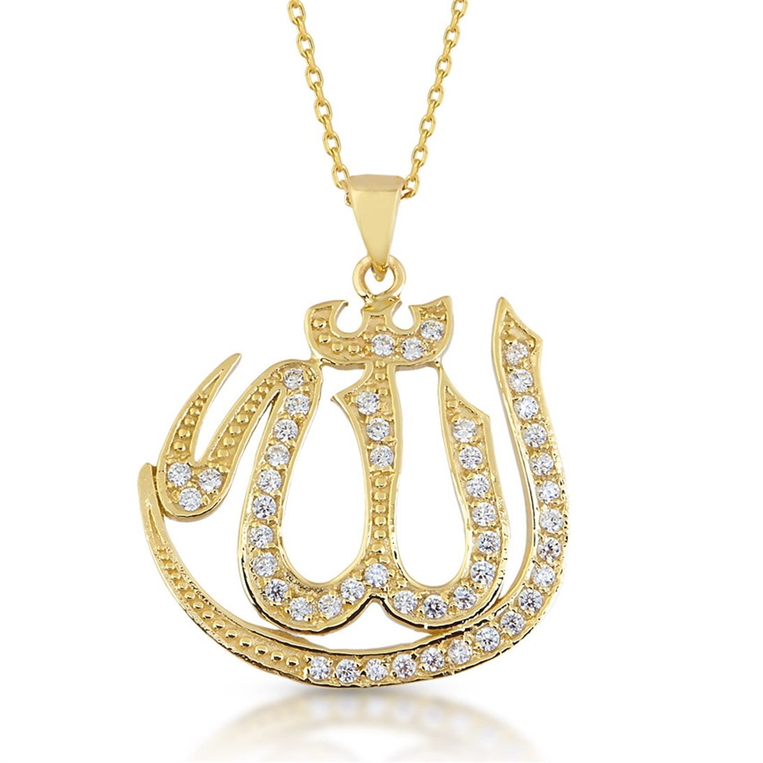 Goldstore-Allah Yazılı Kolye