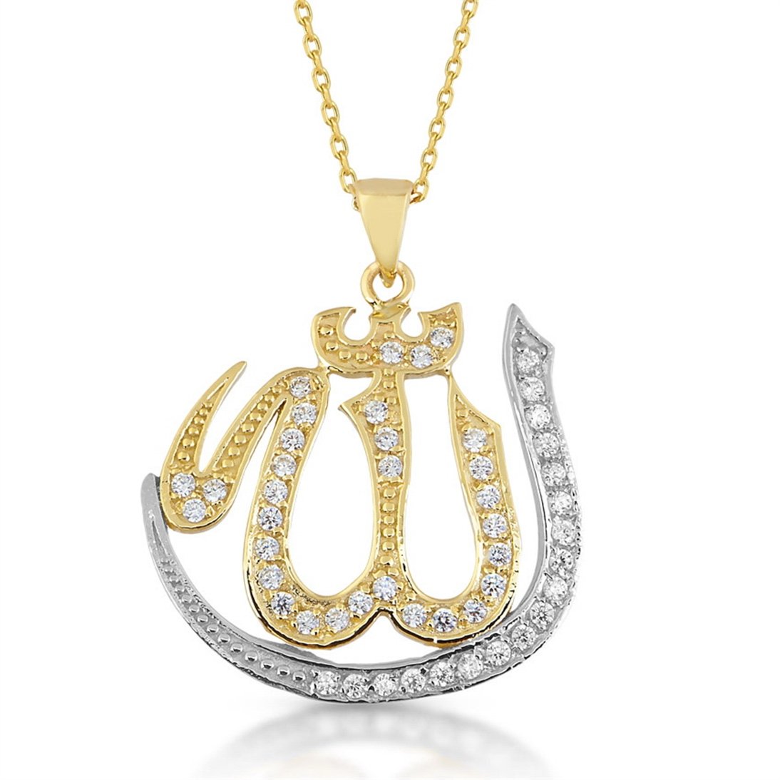 Goldstore-Allah Yazılı Kolye