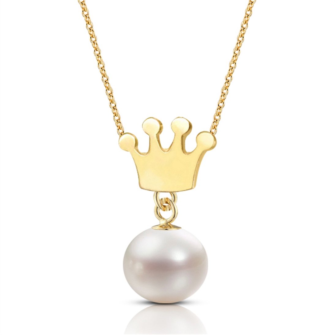 Goldstore-İncili Taç Kolye