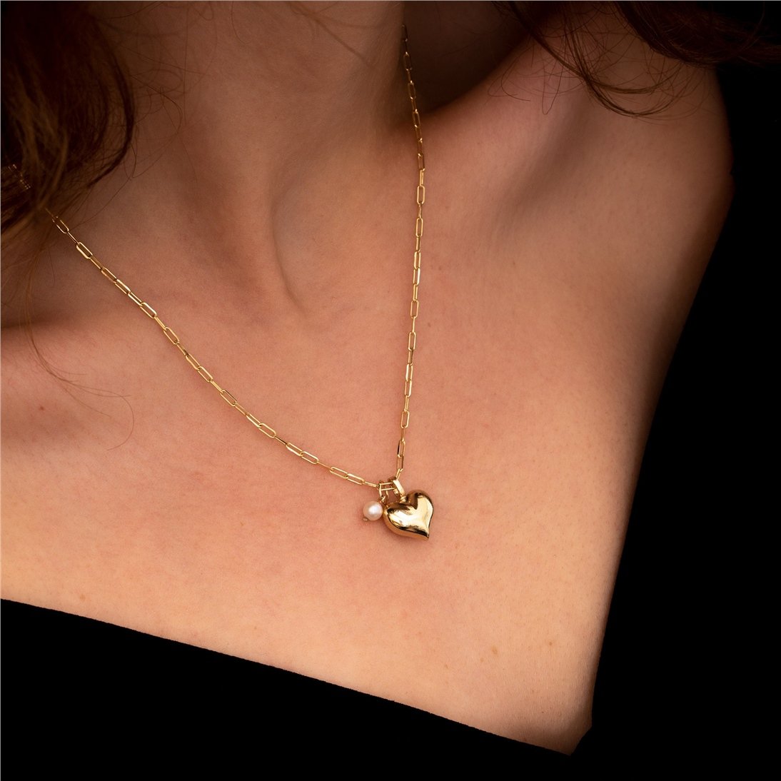 Goldstore-Minimal White Pearl Charm 14K 18K Real Gold, Shiny White Pearl For Necklace Bracelet Earring Anklet,Pearl Charm With Bail Perfect For A Gift