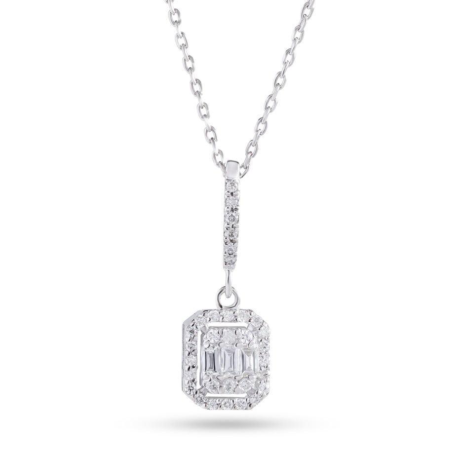 Goldstore-URL 0.25 ct. Pırlanta Fantezi Kolye