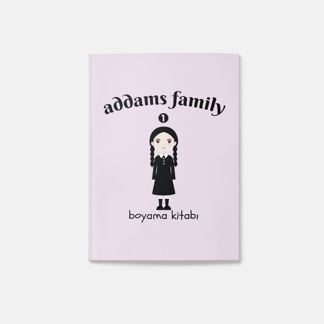 Addams Family Boyama Kitabı 1