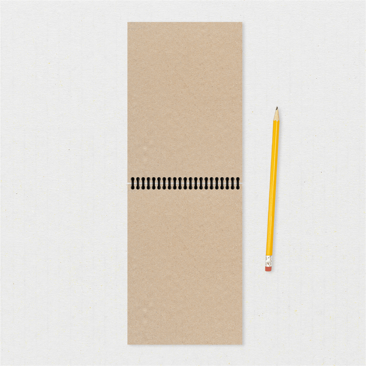 El Yapımı Çizgi Baskılı Not Defteri 8x12