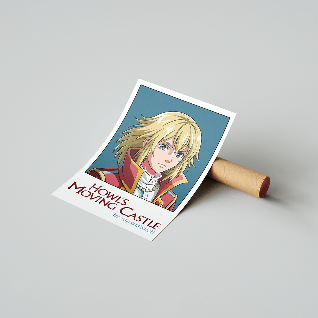 Howl's Moving Castle Anime A4 Duvar Posteri