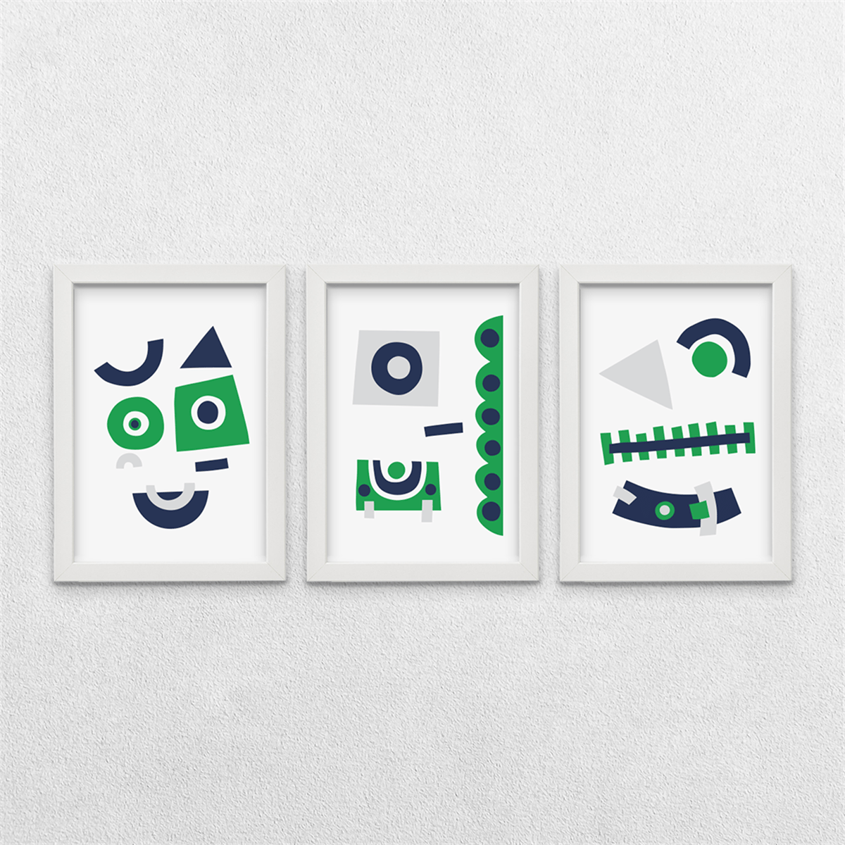 Karnaval Temalı 3'lü Çerçeveli Tablo Seti 21x30 cm