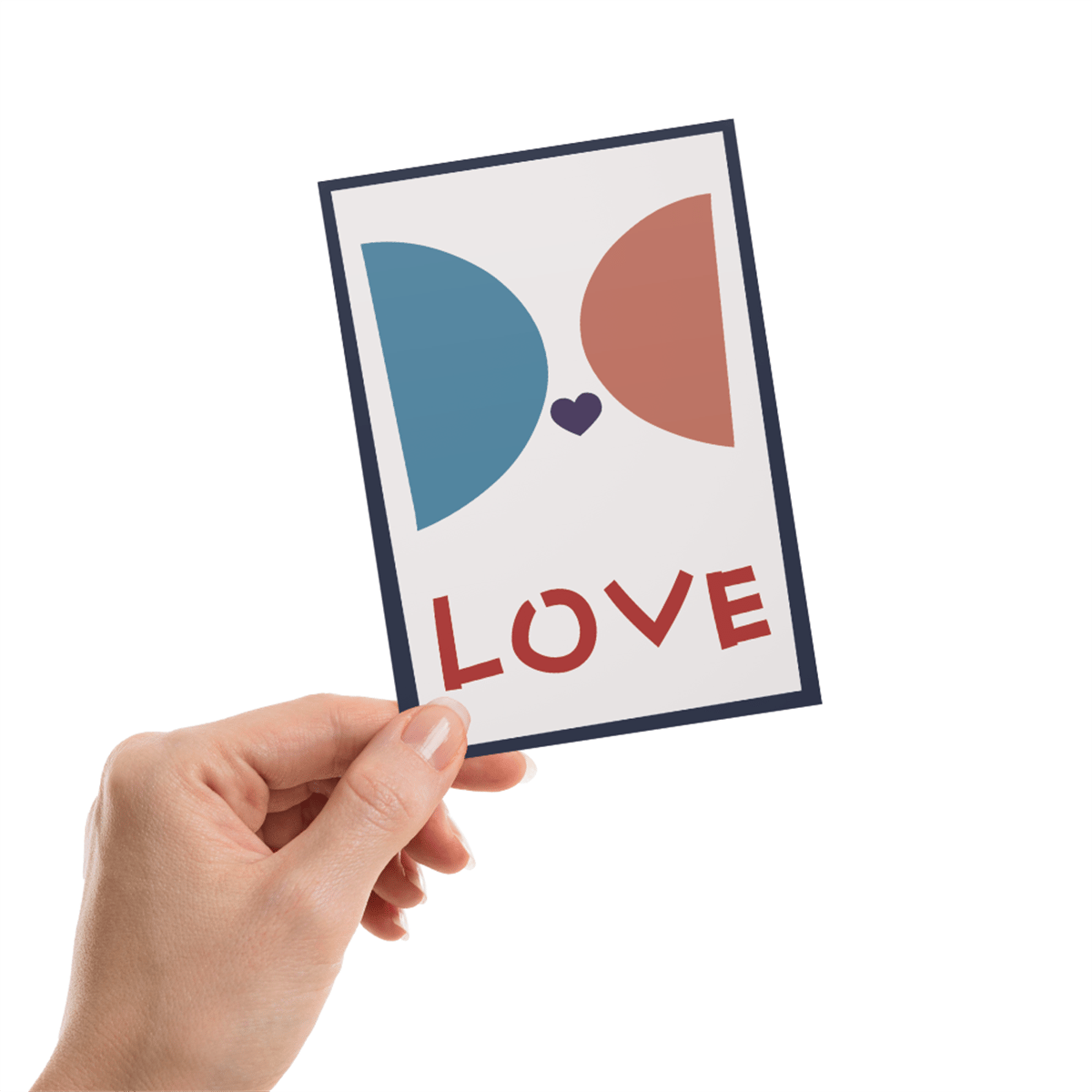 Love Motto Kartı / Kartpostal