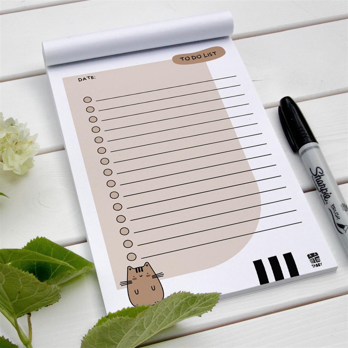 Sevimli Kedi To Do List Planlayıcı C