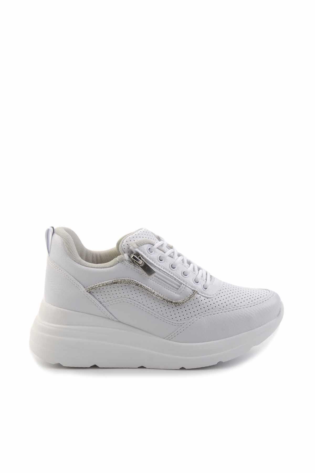 Beyaz  Kadın Sneaker K01027020709