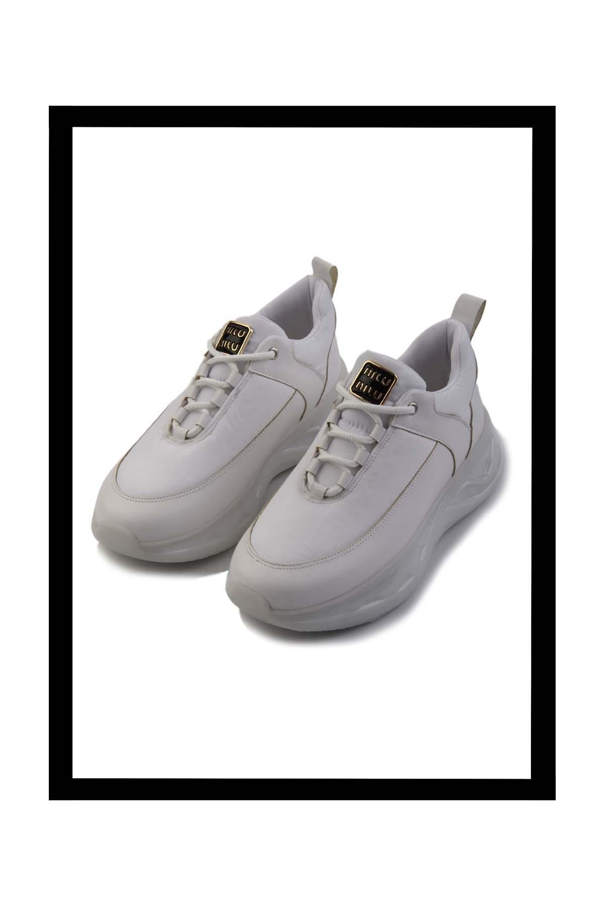 Beyaz  Kadın Sneaker K01228202009