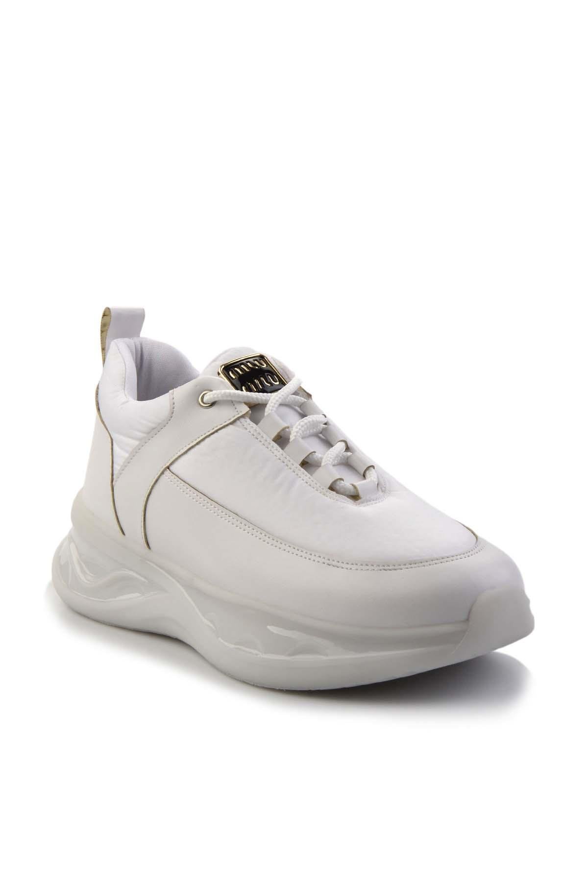 Beyaz  Kadın Sneaker K01228202009